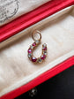 VICTORIAN DIAMOND & RUBY HORSESHOE PENDANT