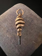 VICTORIAN COLIED SNAKE WATCH KEY PENDANT