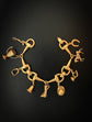 TIFFANY & CO 18CT GOLD SNAFFLE CHARM BRACELET