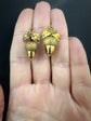 VICTORIAN 15CT GOLD ACORN EARRINGS