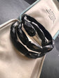 VICTORIAN WHITBY JET SNAKE BRACELET