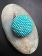 VICTORIAN PAVE TURQUOISE DOME PENDANT