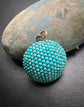 VICTORIAN PAVE TURQUOISE DOME PENDANT