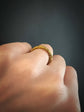 GEORGIAN LARGE CHUNKY 18CT GOLD SPLIT RING