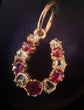 VICTORIAN DIAMOND & RUBY HORSESHOE PENDANT