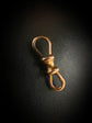 VICTORIAN 9CT GOLD DOUBLE DOG CLIP