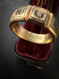 ‘IN MEMORY OF’ 18CT GOLD & ENAMEL BAND RING