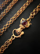 GEORGIAN CHAIN WITH HAND & SNAKE CLASP