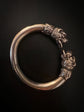 VICTORIAN DOUBLE LION HEAD BANGLE