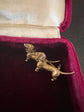 VICTORIAN DACHSHUND ‘SAUSAGE’ DOG BROOCH