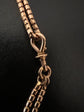 VICTORIAN 15CT GOLD CHAIN WITH TURQUOISE SLIDER