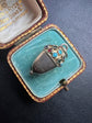 EARLY 20TH CENTURY SILVER MULTI GEM ACORN PENDANT