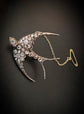 VICTORIAN DIAMOND SWALLOW BIRD BROOCH