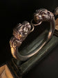 VICTORIAN DOUBLE LION HEAD BANGLE