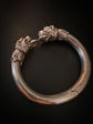 VICTORIAN DOUBLE LION HEAD BANGLE