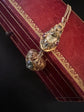 CHRYSOBERYL & RUBY SNAKE & HEART PENDANT