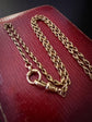 ANTIQUE 18CT GOLD LOVERS KNOT LINK CHAIN