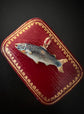 VICTORIAN ENAMEL TROUT PENDANT