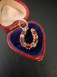 VICTORIAN DIAMOND & RUBY HORSESHOE PENDANT