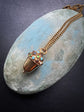 EARLY 20TH CENTURY GOLD MULTI GEM ACORN PENDANT