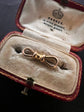 VICTORIAN 9CT GOLD DOUBLE DOG CLIP