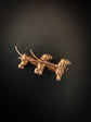 VICTORIAN DACHSHUND ‘SAUSAGE’ DOG BROOCH