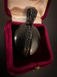 VICTORIAN WHITBY JET PENDANT