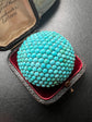 VICTORIAN PAVE TURQUOISE DOME PENDANT