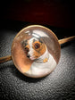 VICTORIAN JACK RUSSELL ESSEX CRYSTAL BAR BROOCH