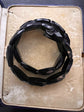 VICTORIAN WHITBY JET SNAKE BRACELET