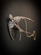 VICTORIAN DIAMOND SWALLOW BIRD BROOCH