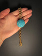 VICTORIAN PAVE TURQUOISE DOME PENDANT