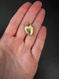 VICTORIAN PUFFY HEART PADLOCK PENDANT/CLASP