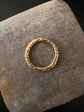 GEORGIAN 15CT GOLD SPLIT RING