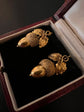 VICTORIAN 15CT GOLD ACORN EARRINGS