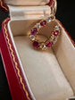 VICTORIAN DIAMOND & RUBY HORSESHOE PENDANT