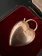 VICTORIAN PUFFY HEART PADLOCK PENDANT/CLASP