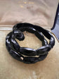 VICTORIAN WHITBY JET SNAKE BRACELET