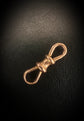 VICTORIAN 9CT DOUBLE DOG CLIP