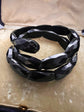 VICTORIAN WHITBY JET SNAKE BRACELET