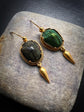 VICTORIAN SCARAB BEETLE EARRINGS