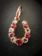 VICTORIAN DIAMOND & RUBY HORSESHOE PENDANT