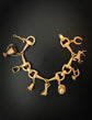 TIFFANY & CO 18CT GOLD SNAFFLE CHARM BRACELET