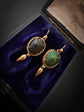 VICTORIAN SCARAB BEETLE EARRINGS