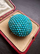 VICTORIAN PAVE TURQUOISE DOME PENDANT