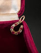 VICTORIAN DIAMOND & RUBY HORSESHOE PENDANT