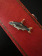 VICTORIAN ENAMEL TROUT PENDANT