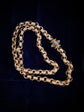 GEORGIAN 18CT GOLD CHUNKY BELCHER CHAIN WITH TURQUOISE CLASP