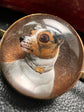 VICTORIAN JACK RUSSELL ESSEX CRYSTAL BAR BROOCH