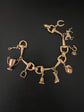 TIFFANY & CO 18CT GOLD SNAFFLE CHARM BRACELET